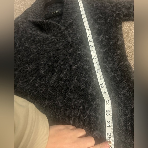 Talula Babaton, size m, wool/alpaca blend long sleeve sweater, V neck - Picture 8 of 9